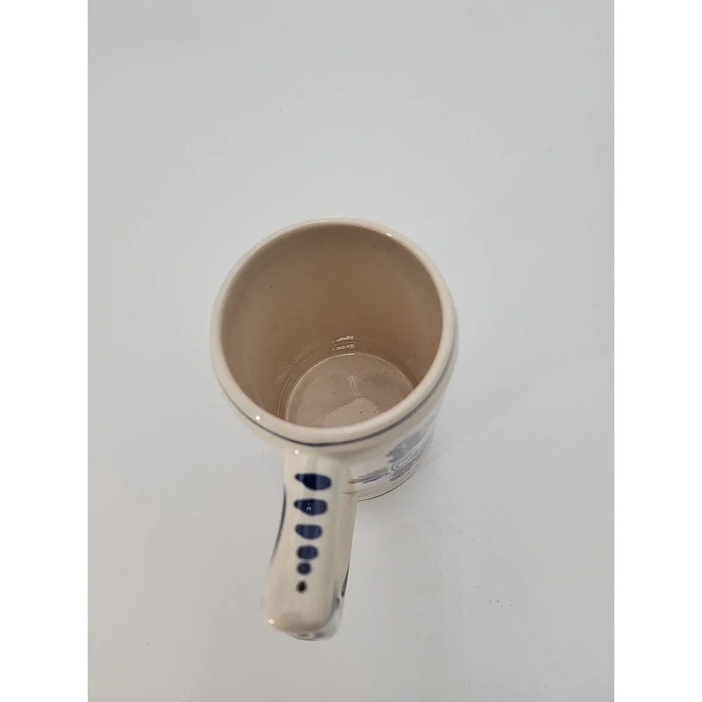 Vintage Heineken Delft Blue Holland Porcelain‎ Beer Stein Mug Windmill Dutch